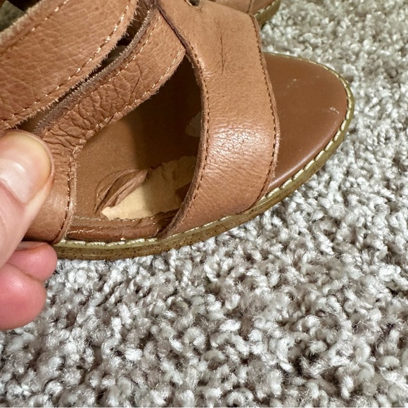 Steve Madden - Tan Carolle Strappy Leather Cutout Ankle Gladiator Sandals Sz 8.5 - Picture 14 of 14